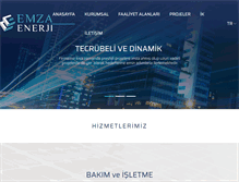 Tablet Screenshot of emzaenerji.com